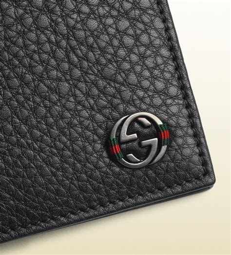 leather wallet for men gucci|gucci men wallet price.